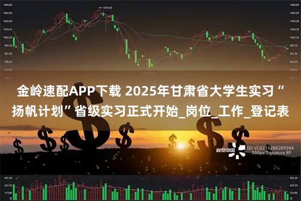 金岭速配APP下载 2025年甘肃省大学生实习“扬帆计划”省级实习正式开始_岗位_工作_登记表
